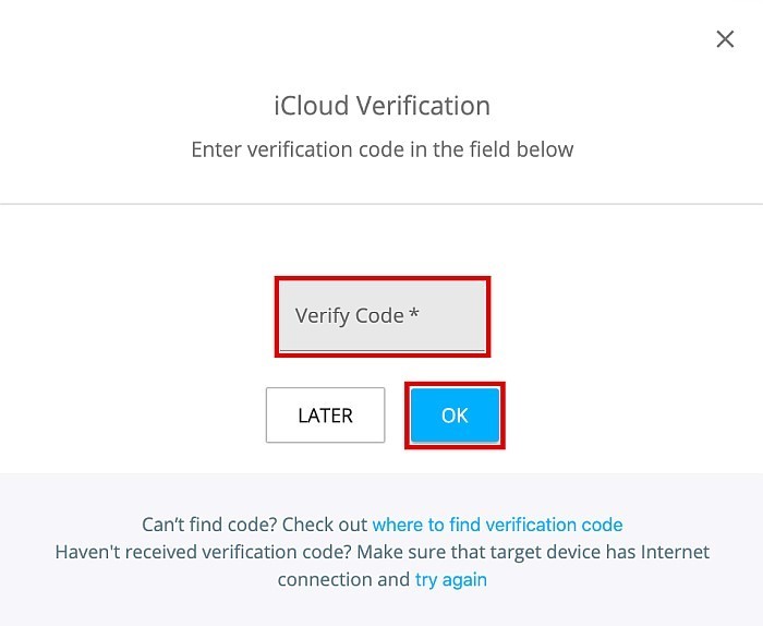 block page iphone with mspy step 3 verify the code