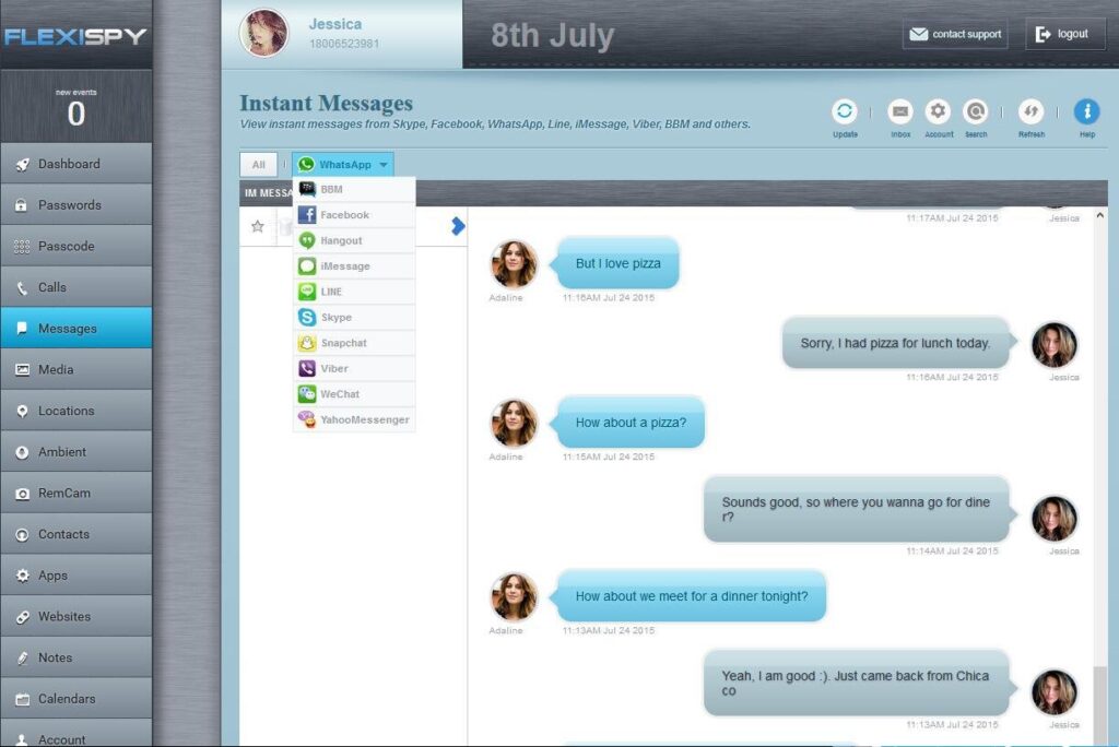 Monitor a child's text messages on iPhone and Android-FlexiSPY
