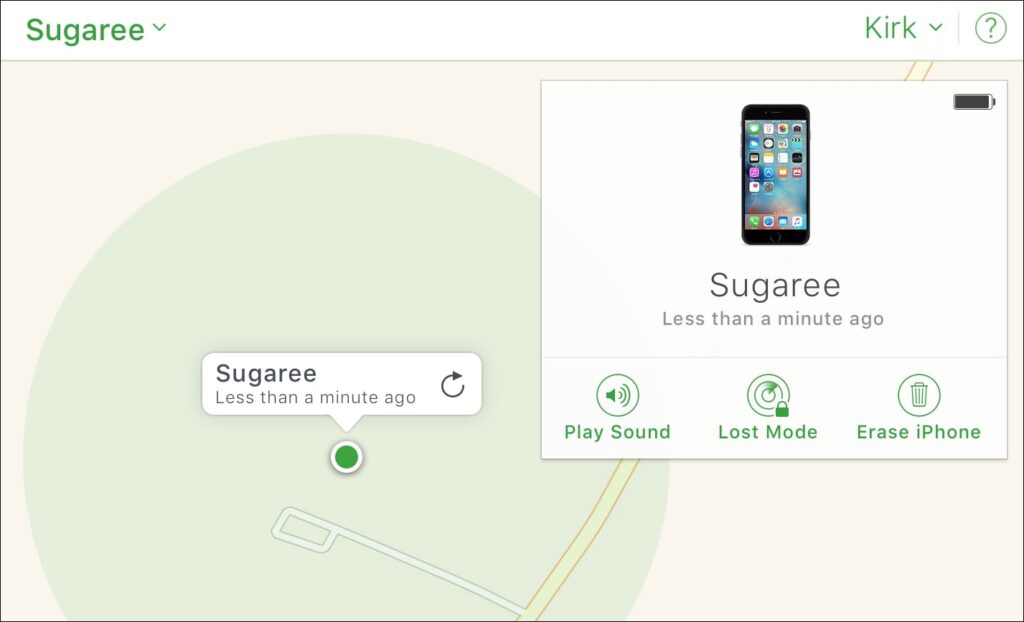 Track a Phone Without a SIM Card with iPhone find my features