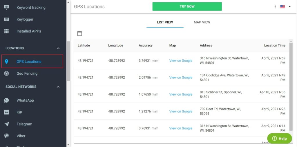 Track an Android Without a SIM Card with mSpy - Step 4